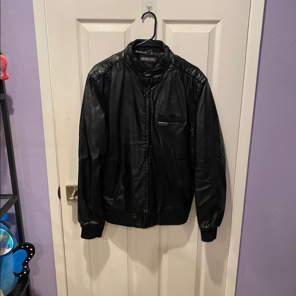 Members Only Mens Small Faux Real Jacket *Read Description*